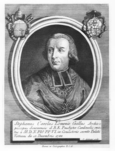 Étienne-Charles de Loménie de Brienne  by Carlo Antonini